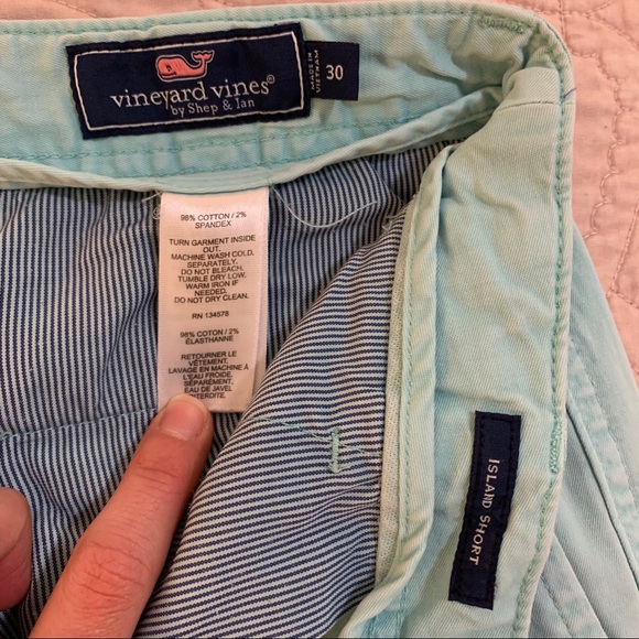 Vineyard Vines | Turquoise Chino Shorts - Picture 2 of 5